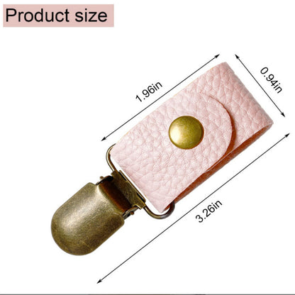Travel Foreskin Hat Clip Outdoor Accessories Hat Clip Leather Handbag Pendant Accessory Clip Anti-lost Cap