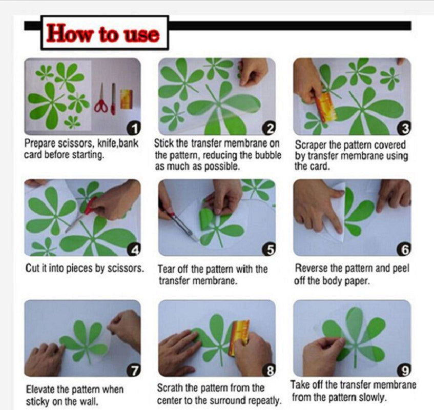 Living room wall stickers